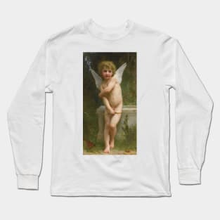 L'amour Pique by William-Adolphe Bouguereau Long Sleeve T-Shirt